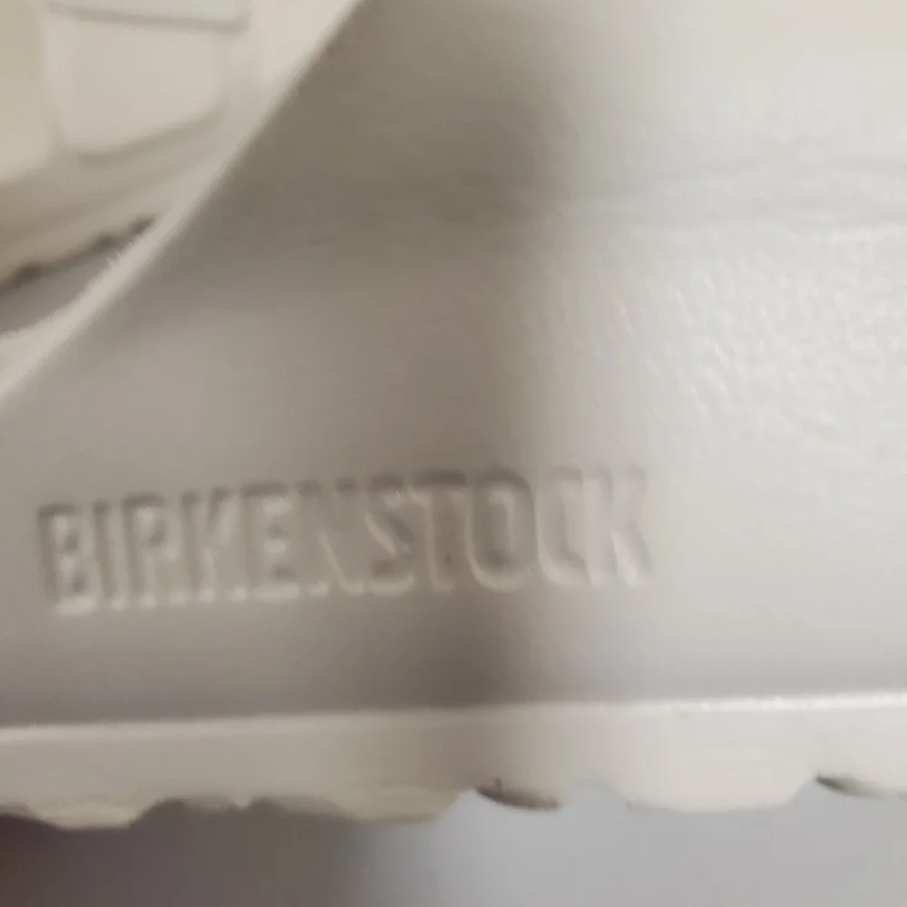 Birkenstock Eva Arizona Sandals Size 7 Medium/Narrow White Slides Buckle Comfort